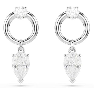 Swarovski Mesmera Örhängen, Vit, Rodiumpläterad Swarovski Mesmera Örhängen, Vit, Rodiumpläterad