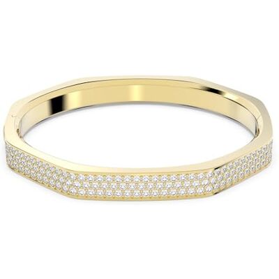 Swarovski Dextera armband, oktagonalskurna klarvita kristaller i guldfärgad plätering från Dextera Collection, storlek M Swarovski Dextera armband, oktagonalskurna klarvita kristaller i guldfärgad plätering från Dextera Collection, storlek M