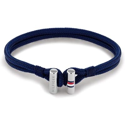 Tommy Hilfiger Smycken Män Nylon Armband 2790337, En storlek, Rostfritt stål, Ingen ädelsten Tommy Hilfiger Smycken Män Nylon Armband 2790337, En storlek, Rostfritt stål, Ingen ädelsten