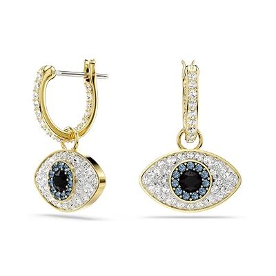 Swarovski Symbolica droppörhängen, Onda ögat, Blå, Guldpläterade Swarovski Symbolica droppörhängen, Onda ögat, Blå, Guldpläterade