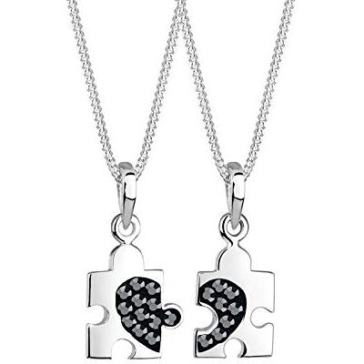 Elli dam 925 sterling silver xilion skuren kristallhalsband Elli dam 925 sterling silver xilion skuren kristallhalsband
