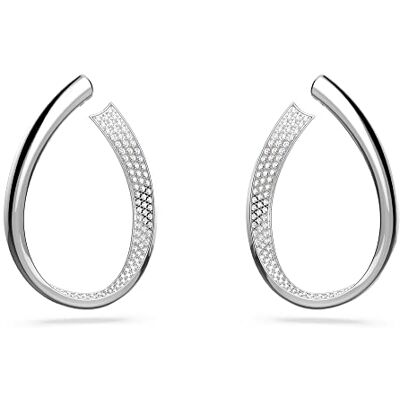 Swarovski Existera piercade örhängen rodium glänsande Swarovski Existera piercade örhängen rodium glänsande
