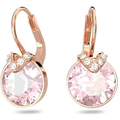 Swarovski Bella Drop-örhängen, rosa och klara kristaller i en rosé-guld pläterad miljö från Bella Collection Swarovski Bella Drop-örhängen, rosa och klara kristaller i en rosé-guld pläterad miljö från Bella Collection