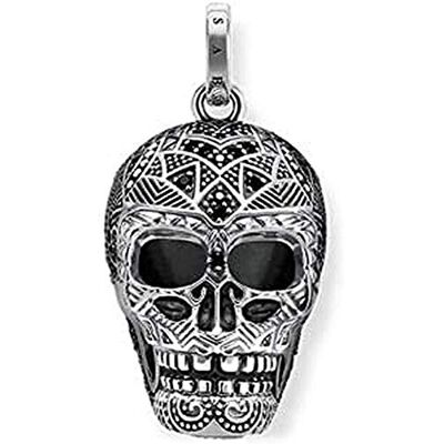 THOMAS SABO Unisex-Anhänger Rebel at heart 925 Silber Zirkonia schwarz PE752-643-11 THOMAS SABO Unisex-Anhänger Rebel at heart 925 Silber Zirkonia schwarz PE752-643-11