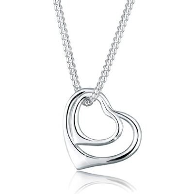 Elli damkedja med berlock hjärta 925 sterlingsilver 0109611912_45 – 45 cm längd Elli damkedja med berlock hjärta 925 sterlingsilver 0109611912_45 – 45 cm längd