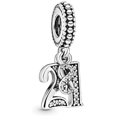 PANDORA Damen-Bead Charms 925 Sterlingsilber 797263CZ PANDORA Damen-Bead Charms 925 Sterlingsilber 797263CZ