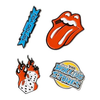 Grupo Erik Set Of 4 Pins The Rolling Stones Enamel Pins, Cute Pin Badges The Rolling Stones Gifts, The Rolling Stones Merchandise, Music Gifts, Music Gifts For Men Grupo Erik Set Of 4 Pins The Rolling Stones Enamel Pins, Cute Pin Badges The Rolling Stones Gifts, The Rolling Stones Merchandise, Music Gifts, Music Gifts For Men