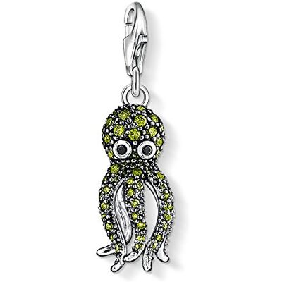 THOMAS SABO Dam berlock Bläckfisk charm klubb 925 sterlingsilver 1047-051-6, Sterlingsilver, Zirkonia THOMAS SABO Dam berlock Bläckfisk charm klubb 925 sterlingsilver 1047-051-6, Sterlingsilver, Zirkonia