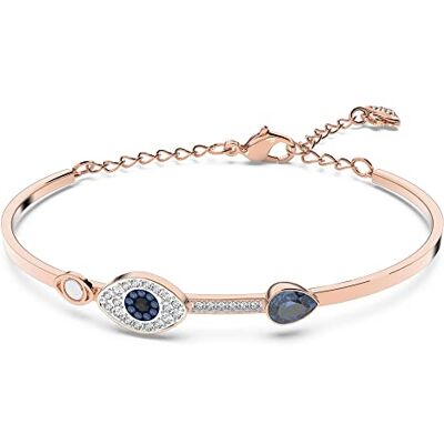 Swarovski symbolisk armring, onda ögat, blått, blandad metallfinish Swarovski symbolisk armring, onda ögat, blått, blandad metallfinish