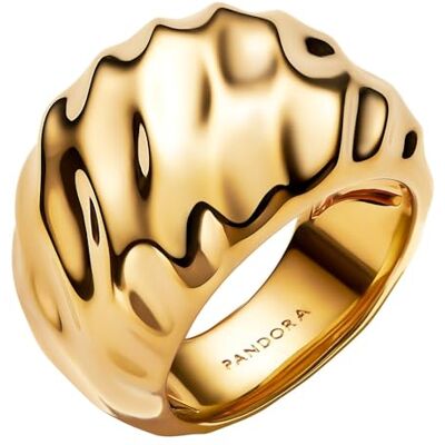 PANDORA 163884C00 dam guld våg statement-ring, 52/16,6, sterling silver, ingen ädelsten, 52/16,6, sterling silver, ingen ädelsten, 52/16,6, Sterlingsilver, Ingen ädelsten PANDORA 163884C00 dam guld våg statement-ring, 52/16,6, sterling silver, ingen ädelsten, 52/16,6, sterling silver, ingen ädelsten, 52/16,6, Sterlingsilver, Ingen ädelsten