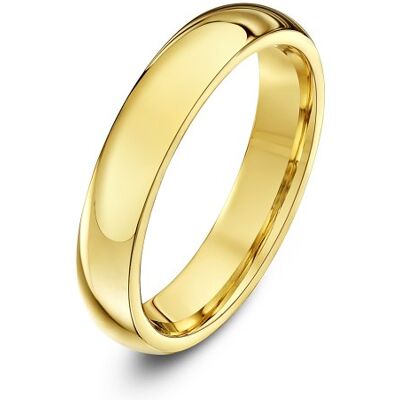 Theia unisex 9 karat gult eller vitt guld supertung domstolsform polerad 2–9 mm vigselring, H, Vitt guld, Enkel Theia unisex 9 karat gult eller vitt guld supertung domstolsform polerad 2–9 mm vigselring, H, Vitt guld, Enkel