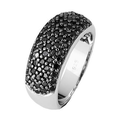 Burgmeister Jewelry Burgmeister ring e Sterling silver 925, 58 (18,5), colore: svart, cod. JHE1039-18 Burgmeister Jewelry Burgmeister ring e Sterling silver 925, 58 (18,5), colore: svart, cod. JHE1039-18