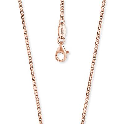 Engelsrufer Damen Halskette Erbskette aus rosévergoldetem 925er-Sterlingsilber, Stärke 2,1 mm, Länge 70cm, Karabinerverschluss, nickelfrei, ERN-70-R Engelsrufer Damen Halskette Erbskette aus rosévergoldetem 925er-Sterlingsilber, Stärke 2,1 mm, Länge 70cm, Karabinerverschluss, nickelfrei, ERN-70-R