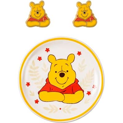 Disney Nalle Puh örhängen och prydnadssak bricka smycken maträtt presentset SF00676L.PH, En storlek, Mässing, Ingen ädelsten Disney Nalle Puh örhängen och prydnadssak bricka smycken maträtt presentset SF00676L.PH, En storlek, Mässing, Ingen ädelsten