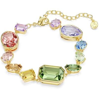 Swarovski Gema armband, Blandade snitt, Flerfärgad, Guldfärgad Swarovski Gema armband, Blandade snitt, Flerfärgad, Guldfärgad