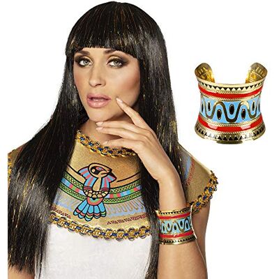 Boland 64519 – armband Egypten, 1 st., en storlek, guld, egyptiska ritningar, nil, modesmycke, armband, tillbehör, kostym, kostym, kostym, kostym, kostym, karneval, temafest Boland 64519 – armband Egypten, 1 st., en storlek, guld, egyptiska ritningar, nil, modesmycke, armband, tillbehör, kostym, kostym, kostym, kostym, kostym, karneval, temafest