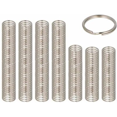 INNSPIRO Dubbel ring för nyckelring i silver metall diamant 20 mm (17 mm.) 240u. INNSPIRO Dubbel ring för nyckelring i silver metall diamant 20 mm (17 mm.) 240u.