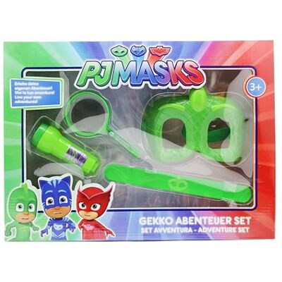 Joytoy PJ Masks 611021 Gekko-äventyrsset 4 delar, flerfärgade Joytoy PJ Masks 611021 Gekko-äventyrsset 4 delar, flerfärgade