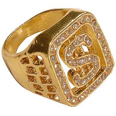 W WIDMANN MILANO Party Fashion 2112P – strass $ ring, smycken, dollarring, temafest, karneval W WIDMANN MILANO Party Fashion 2112P – strass $ ring, smycken, dollarring, temafest, karneval