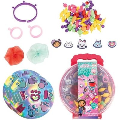 CERDÁ LIFE'S LITTLE MOMENTS Gabby's Dollhouse skönhetsset 100+ st för att skapa halsband, armband och ringar Hantverksleksak för flickor från 3 år CERDÁ LIFE'S LITTLE MOMENTS Gabby's Dollhouse skönhetsset 100+ st för att skapa halsband, armband och ringar Hantverksleksak för flickor från 3 år
