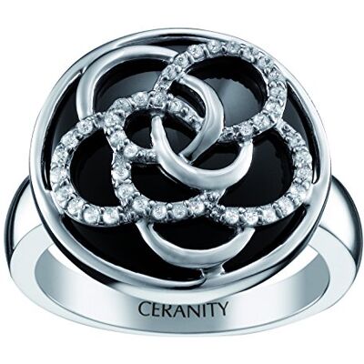 CERANITY kvinnor silver zirkon ringar, Keramik, Zirkon CERANITY kvinnor silver zirkon ringar, Keramik, Zirkon