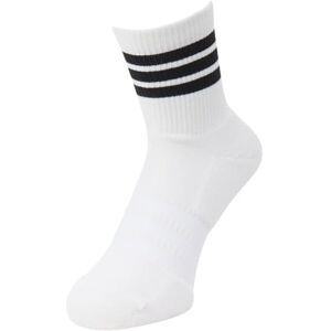 adidas unisex vuxen 3-STRIPE HALF CREW SOCK, white/black, 40-42 adidas unisex vuxen 3-STRIPE HALF CREW SOCK, white/black, 40-42