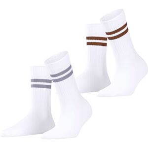 ESPRIT dam Strumpor Tennis Stripe Multipack W So bomull mönstrade 2 par, Vit Raw White 2090, 35-38 ESPRIT dam Strumpor Tennis Stripe Multipack W So bomull mönstrade 2 par, Vit Raw White 2090, 35-38
