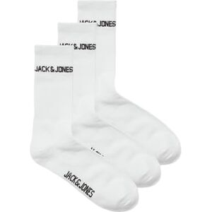 JACK & JONES JACMELVIN TENNIS SOCK 3-pack NOOS, Vit/förpackning: vit – vit, One Size JACK & JONES JACMELVIN TENNIS SOCK 3-pack NOOS, Vit/förpackning: vit – vit, One Size