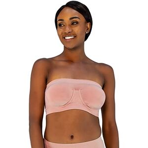 Rhonda Shear Ahh Angel sömlös bandeau-bh, Dammig ros, M Rhonda Shear Ahh Angel sömlös bandeau-bh, Dammig ros, M