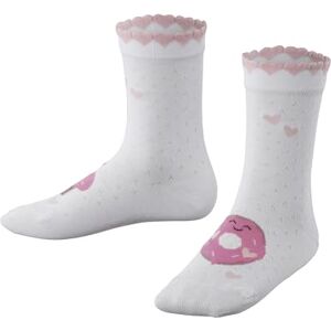 FALKE Cute Pastries K So Baumwolle Gemustert Strumpor, Vit Vit 2000, 27-30 Unisex Barn FALKE Cute Pastries K So Baumwolle Gemustert Strumpor, Vit Vit 2000, 27-30 Unisex Barn