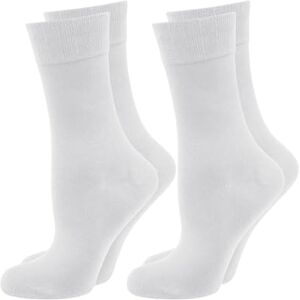 Nur Die Endast 2-pack bambu komfort strumpor dam mjuk komfort linning bambu strumpor, Vit, 42 Nur Die Endast 2-pack bambu komfort strumpor dam mjuk komfort linning bambu strumpor, Vit, 42