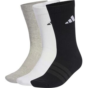 adidas unisex vuxen CUSHIONED SPORTSWEAR CREW SOCKS 3 PAIR PACK, medium grey heather/white/black, 48-51 adidas unisex vuxen CUSHIONED SPORTSWEAR CREW SOCKS 3 PAIR PACK, medium grey heather/white/black, 48-51