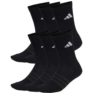 adidas unisex vuxen CUSHIONED CREW SOCKS 6 PAIR PACK, black/black/white, 48-51 adidas unisex vuxen CUSHIONED CREW SOCKS 6 PAIR PACK, black/black/white, 48-51