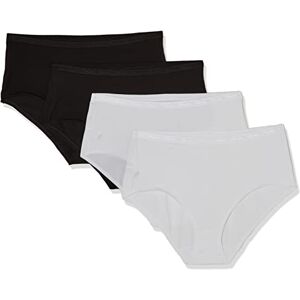 Playtex Midi ekologisk bomull bekväma slips, vit/svart, 40 (set med 4) dam, Vit/svart, 38 Playtex Midi ekologisk bomull bekväma slips, vit/svart, 40 (set med 4) dam, Vit/svart, 38