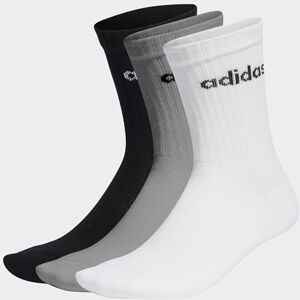 adidas unisex vuxen Linear Crew Cushioned Socks 3 Pairs, Medium Grey Heather / White / Black, 37-40 adidas unisex vuxen Linear Crew Cushioned Socks 3 Pairs, Medium Grey Heather / White / Black, 37-40