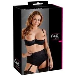 COTTELLI Collection Plus Size Half-Cup BH (95F) Svart, Svart, 95F COTTELLI Collection Plus Size Half-Cup BH (95F) Svart, Svart, 95F