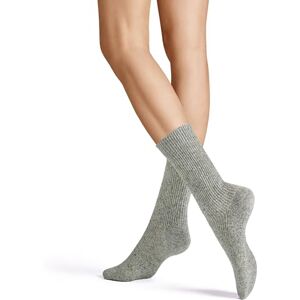Hudson dam vinter ribb mjuka stickade strumpor, silver, 39-42 EU Hudson dam vinter ribb mjuka stickade strumpor, silver, 39-42 EU