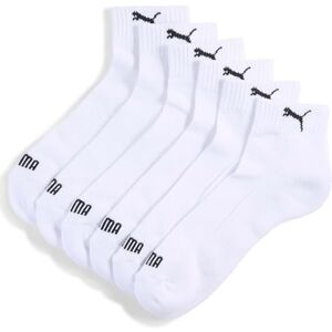 PUMA Unisex vadderad kvarts 3-pack, Vit, 43-46 PUMA Unisex vadderad kvarts 3-pack, Vit, 43-46