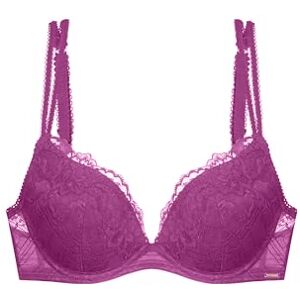 DORINA Origins-Lace-Plunge Origins Push-Up Plunge BH full spets och förstärkt stöd, fuchsia, fuchsia, 80G DORINA Origins-Lace-Plunge Origins Push-Up Plunge BH full spets och förstärkt stöd, fuchsia, fuchsia, 80G