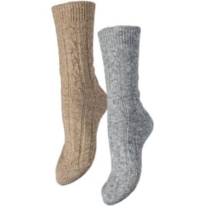 PIECES Pcnonna strumpor 2-pack Bc, Silver mink/förpackning: 2-pack medium grå melerad, One Size PIECES Pcnonna strumpor 2-pack Bc, Silver mink/förpackning: 2-pack medium grå melerad, One Size