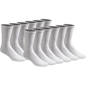 Dickies herr allsidiga kudde crew-strumpor, tillgängliga i M-XL (6, 12 par), Vit (12 par), Large Dickies herr allsidiga kudde crew-strumpor, tillgängliga i M-XL (6, 12 par), Vit (12 par), Large