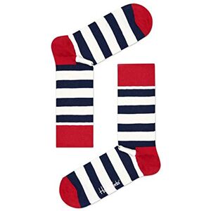 Happy Socks Stripe, färgglada och roliga, Strumpor för män och kvinnor, Röd-Vit (41-46) Happy Socks Stripe, färgglada och roliga, Strumpor för män och kvinnor, Röd-Vit (41-46)