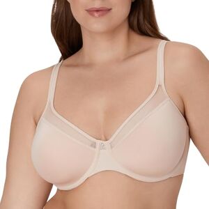 Bali Dam One Smooth U Ultralätt, bygel-t-shirt, utbytbara remmar BH med full täckning, Sandskal, 85E Bali Dam One Smooth U Ultralätt, bygel-t-shirt, utbytbara remmar BH med full täckning, Sandskal, 85E