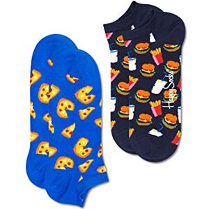 Happy Socks 2-pack JUNK FOOD LOW SOCK, Blå, orange, gul, vit, röd, 41/46 EU Happy Socks 2-pack JUNK FOOD LOW SOCK, Blå, orange, gul, vit, röd, 41/46 EU
