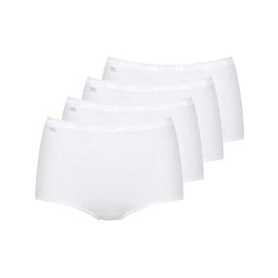 Sloggi dam Kalsonger Basic+ Maxi 4P, Vit, 54 Sloggi dam Kalsonger Basic+ Maxi 4P, Vit, 54