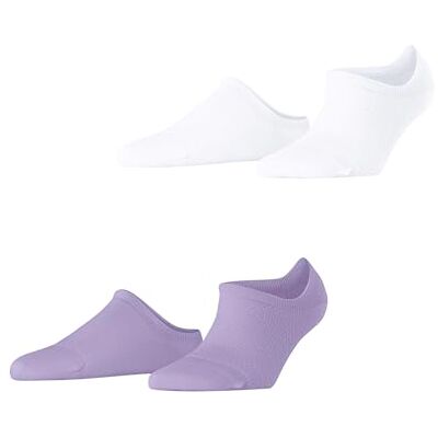 ESPRIT sneakerstrumpor för kvinnor (2-pack), Flerfärgad (vit lila 0020), 35-38 EU ESPRIT sneakerstrumpor för kvinnor (2-pack), Flerfärgad (vit lila 0020), 35-38 EU