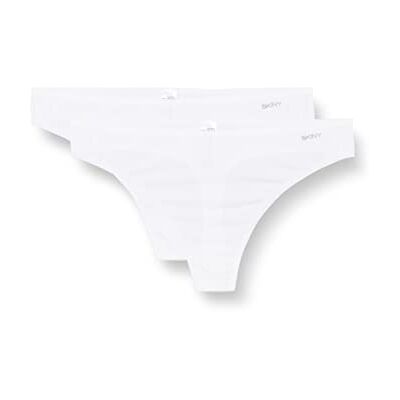 Skiny Micro Advantage String för kvinnor (2-pack), Vit, 38 Skiny Micro Advantage String för kvinnor (2-pack), Vit, 38