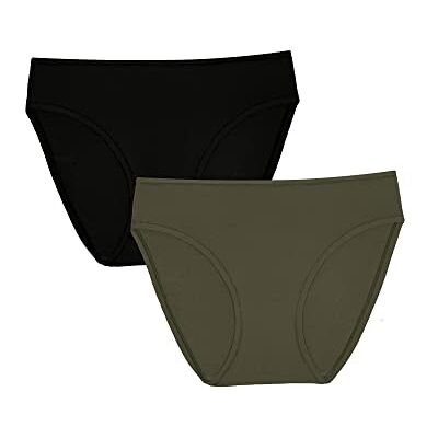 Smart & Sexy Naked No-Roll, No Pinch Underwear Packs Women's Thongs & Bikini Panties in Softest Fabric Ever! Olive Night/Black 2X/3X Smart & Sexy Naked No-Roll, No Pinch Underwear Packs Women's Thongs & Bikini Panties in Softest Fabric Ever! Olive Night/Black 2X/3X