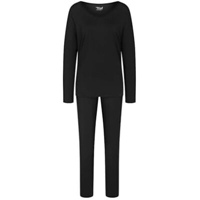 Triumph Dam Timeless Sensuality PK LSL pyjamas-set, svart, 46, svart, 46 Triumph Dam Timeless Sensuality PK LSL pyjamas-set, svart, 46, svart, 46