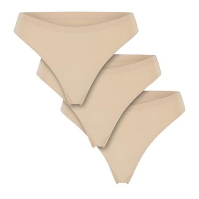 Urban Classics Kvinnors TB7662B-kvinnor bondad brasiliansk 3-pack underkläder, naken naken + naken + naken, M, Nude + nude + nude, M Urban Classics Kvinnors TB7662B-kvinnor bondad brasiliansk 3-pack underkläder, naken naken + naken + naken, M, Nude + nude + nude, M